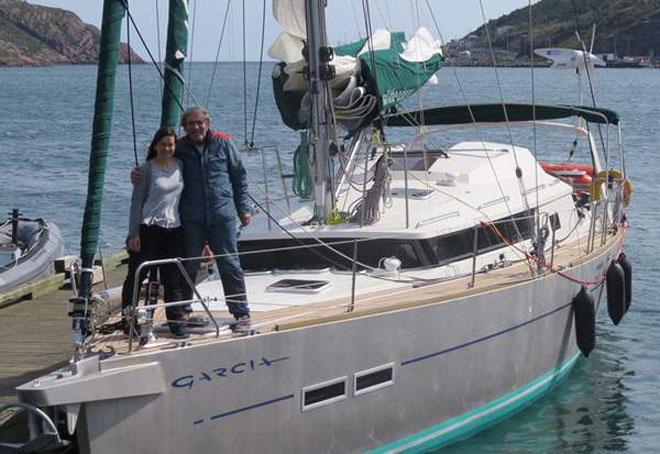 Jimmy and Doina © Cornell Sailing Events
